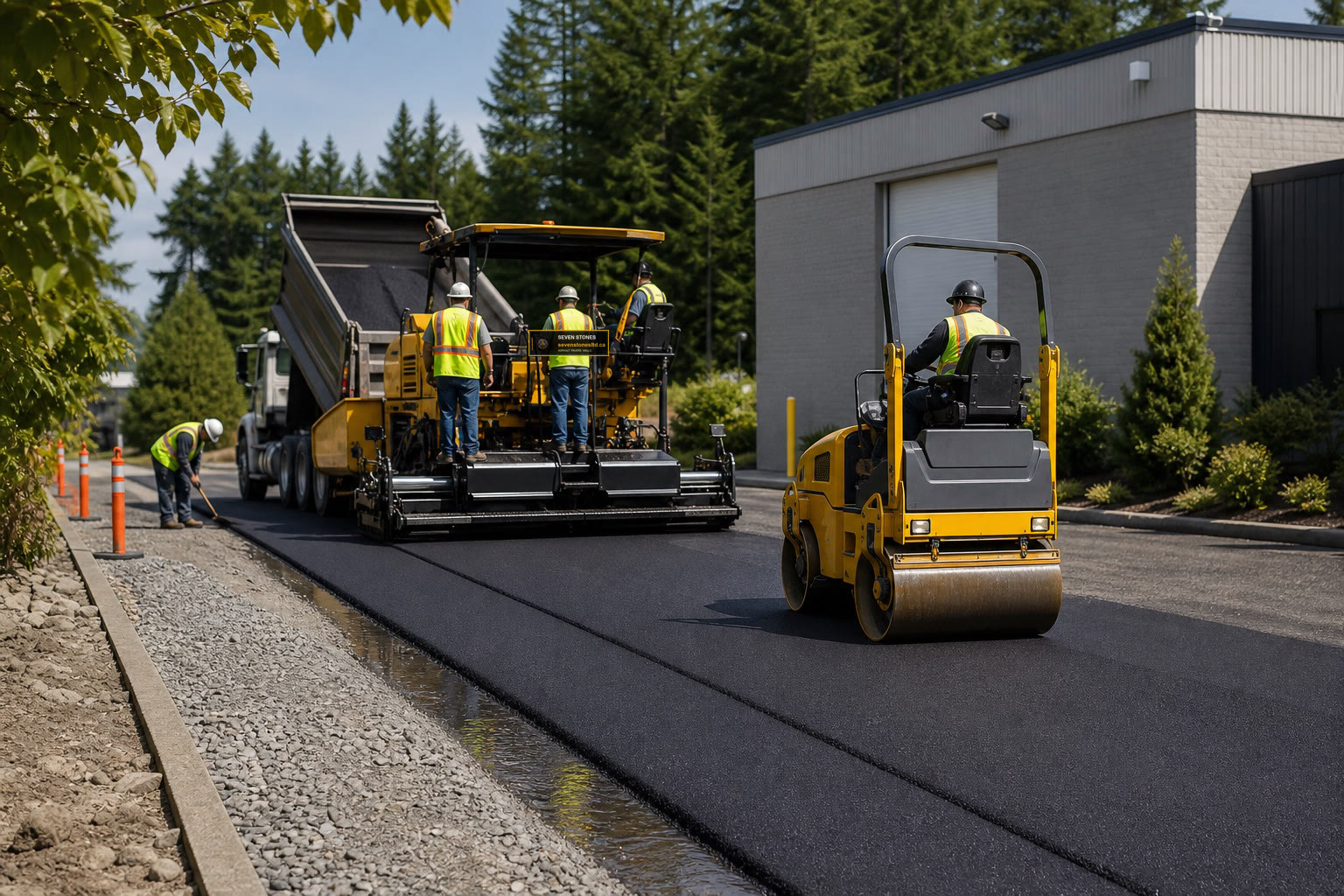 Asphalt Paving by Seven Stones Construction in Metro Vancouver