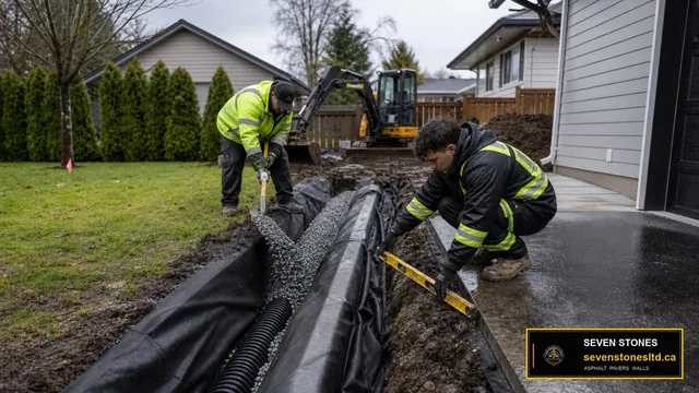 Drainage & Site Prep by Seven Stones Construction in Metro Vancouver