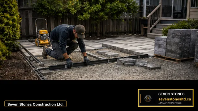 Paver Patio Base Prep and Edge Restraints