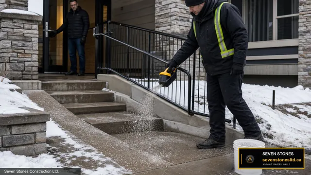 Snow Salting and Surface Protection: Site-Specific Winter Planning